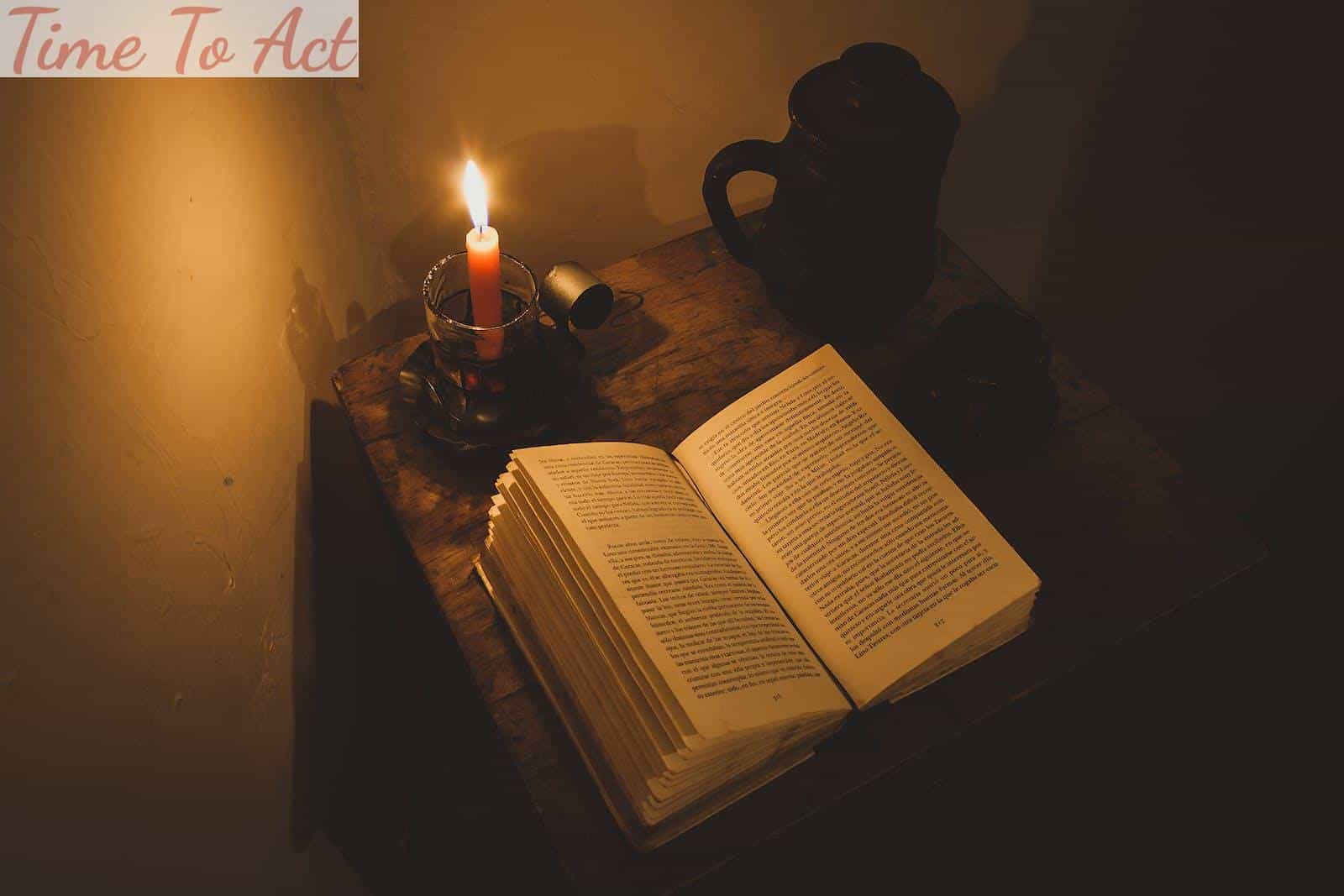 velas esotericas con libro