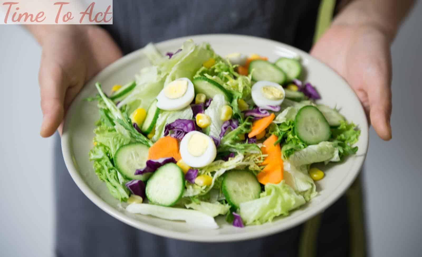 Bowl of Vegetable Salad
